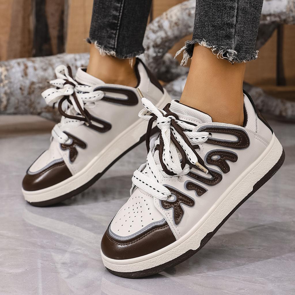 Модные женские кроссовки Дизайнерская модная повседневная вулканизированная обувь Высокие кроссовки на платформе Кожаные кроссовки Студенческие спортивные Туфли большого размера для женщин