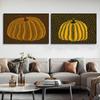 Абстрактная тыква, декоративная живопись, поп-стиль, японский стиль, гостиная и столовая, подвесные картины, современный минималистский стиль