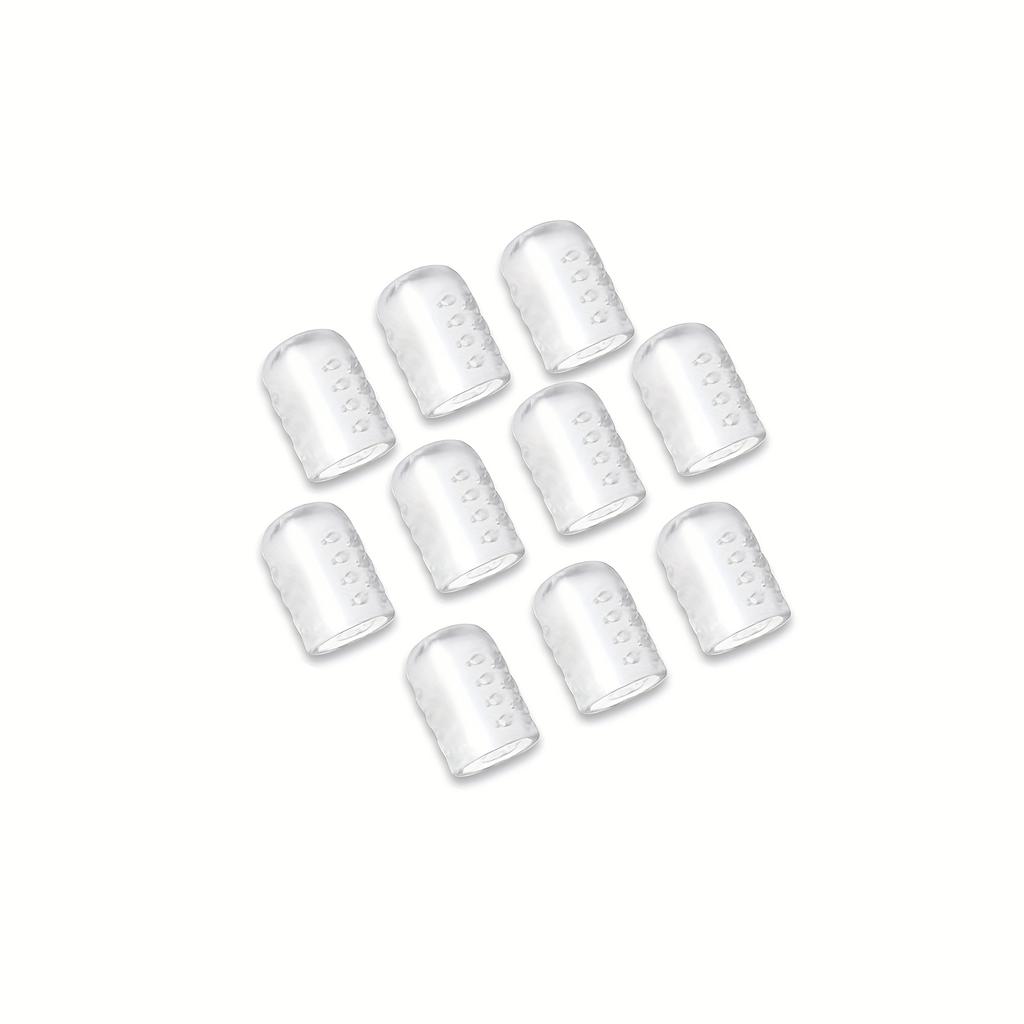 Набор из 10 протекторов для пальцев ног, напальчников, защита от истирания, влагостойкие, водонепроницаемые, прозрачные протекторы, не требуется электричество или батарейки