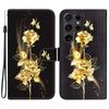 For Samsung Galaxy S26 Ultra Wallet Phone Case Anti-Drop Pattern Printing Leather Flip Cover with Strap