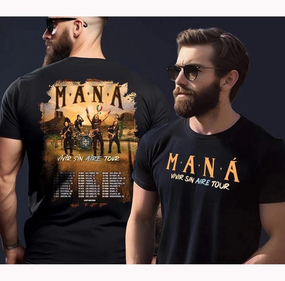 SALE Mana Band T Shirt Tour 2025 Tour S5XL 2 SIDE C1RO2 Unisex T-Shirt
