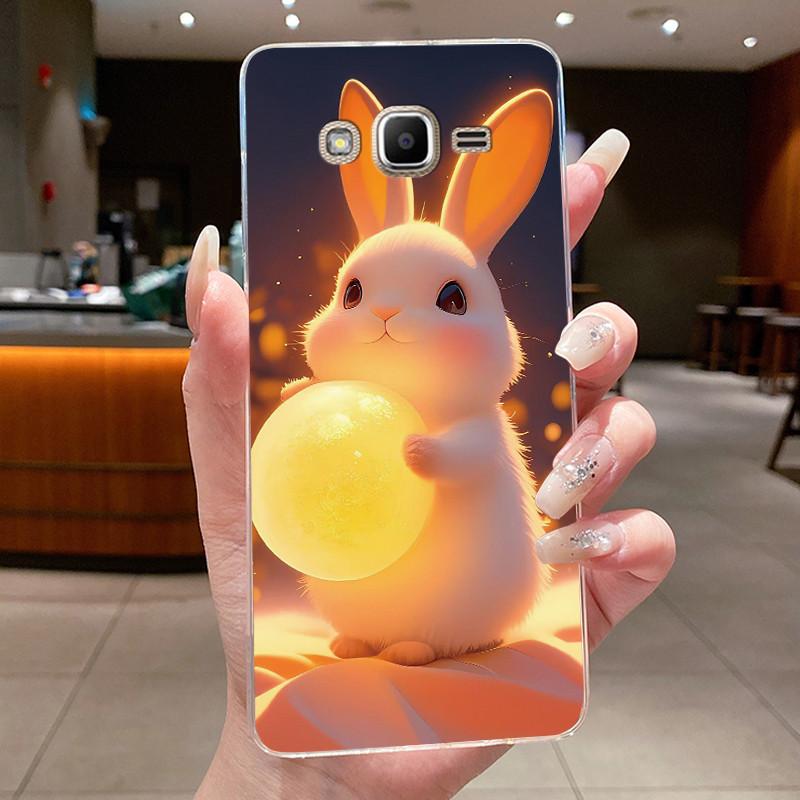Casing For Samsung Galaxy J2 Prime / J2 Ace / Grand Prime SM-G530 G531H G532F G532G Cute Cool Boys Girls Transparent Phone Case