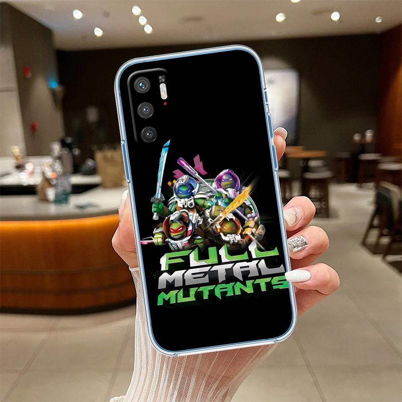 RE61 TMNT Transparent Phone Case for Motorola Moto E13 E15 E20 E22 E22I E22S E30 E32 E40 E7 E7I G Plus Power Play Stylus G22 G14