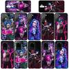 Для iPhone 16 15 Xiaomi Redmi Note 13 12 11 Pro Max X 9 14 Plus XR Samsung Galaxy A15 S24 S23 Huawei OPPO чехол Jayce аниме Arcanes Jinx Vi чехол для телефона