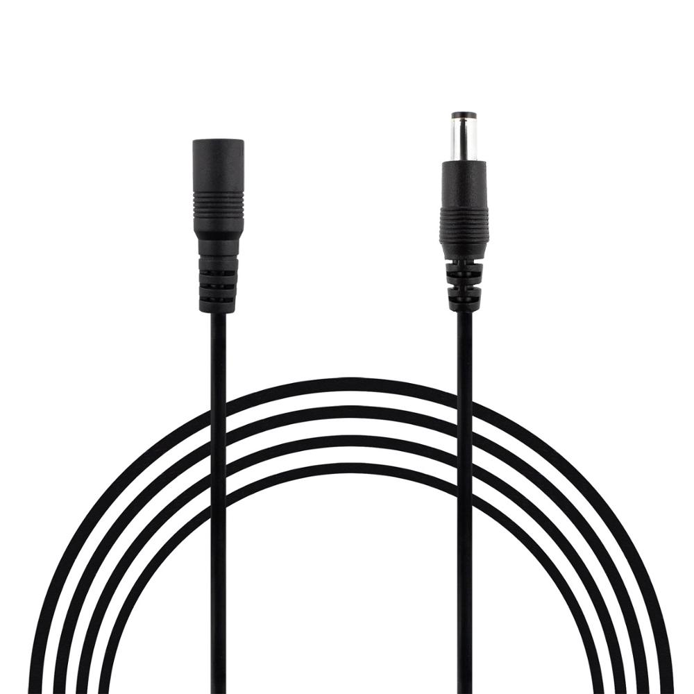 Удлинительный кабель адаптера питания постоянного тока 12 В 5,5*2,1 мм, мужской и женский, удлинительный кабель питания 1 м, 2 м, 3 м, 5 м, 10 м, кабель для маршрутизатора камеры видеонаблюдения