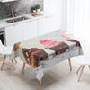 Скатерть для кексов для гурманов, водонепроницаемая прямоугольная скатерть для свадебной вечеринки, ресторанный стол, кухонный дом
