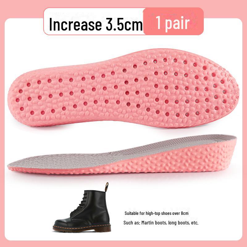 Stealth Comfort Insoles: Invisible Height Boost, Shock Absorption, Sweat Deodorizing for Men’s and Women’s Sports & Martin Boots AJ1