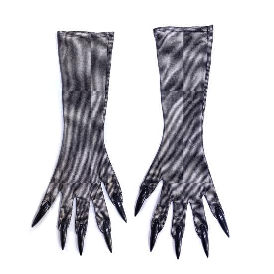 Маска для девочек-кошек со стразами, перчатки в виде кошачьих лап, сексуальные аксессуары для костюмированной вечеринки, перчатки для женщин-кошек для маскарада