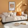 Four Seasons Universal Sanded Fabric Quilted Embroidered Sofa Cushion Modern Simple Solid Color Sofa Cushion Towel.
