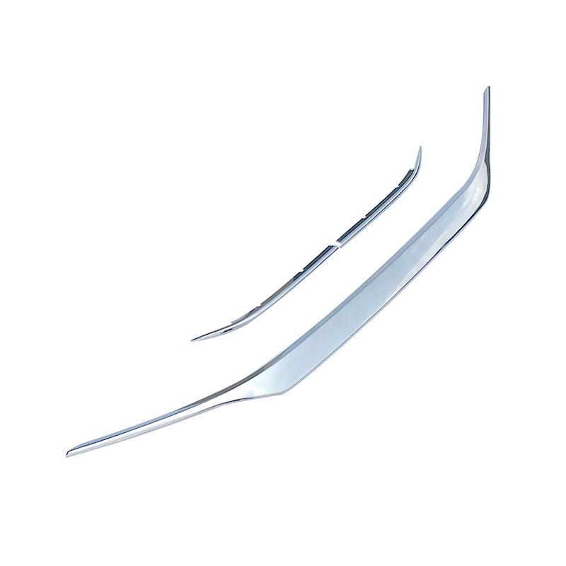 Fits 2016-2018 Civic 10th Gen Center Grille Trim: Upper & Middle Decorative Strips Modification