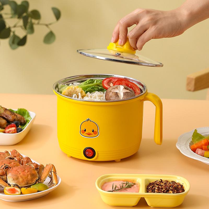 Электрическая кастрюля с антипригарным покрытием и пароваркой