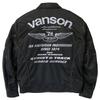 Vanson Men's Mesh Swing Top Jacket in Black/Silver