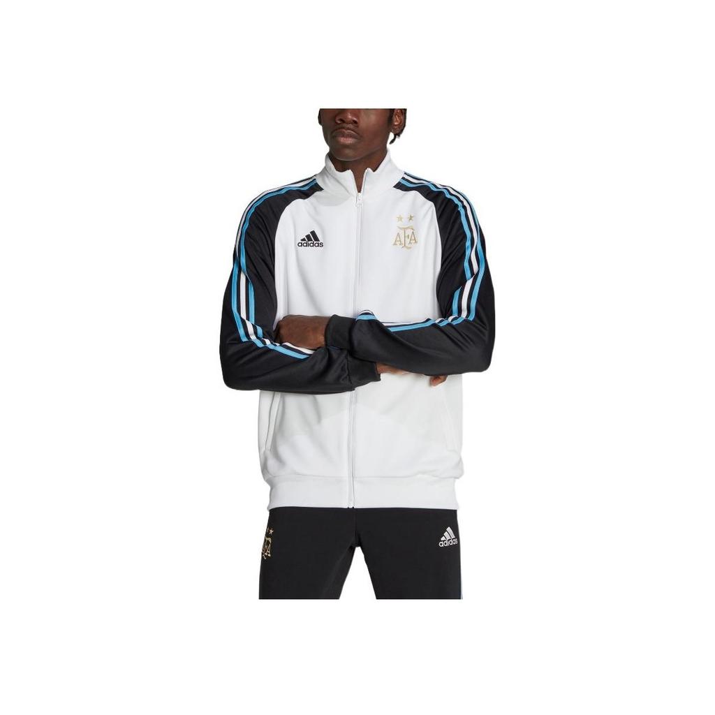 Adidas Спортивная куртка сборной Аргентины по футболу, мужская верхняя одежда, белая HF3955