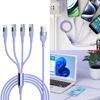 USB-кабель Type-C + Micro USB, многофункциональный шнур питания 4-в-1 для путешествий