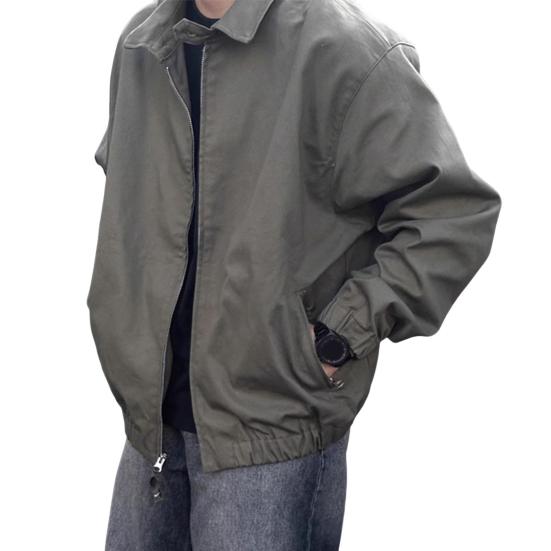 Мужское пальто с воротником-лацканом, длинным рукавом, однотонная куртка с карманами, свободный крой, повседневная верхняя одежда в уличном стиле