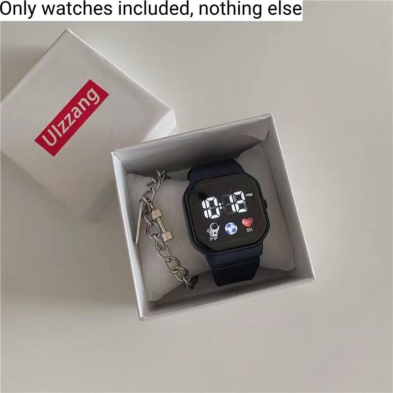 Высокотехнологичные и стильные студенческие спортивные часы с дизайном единорога, водонепроницаемые и со светодиодным дисплеем