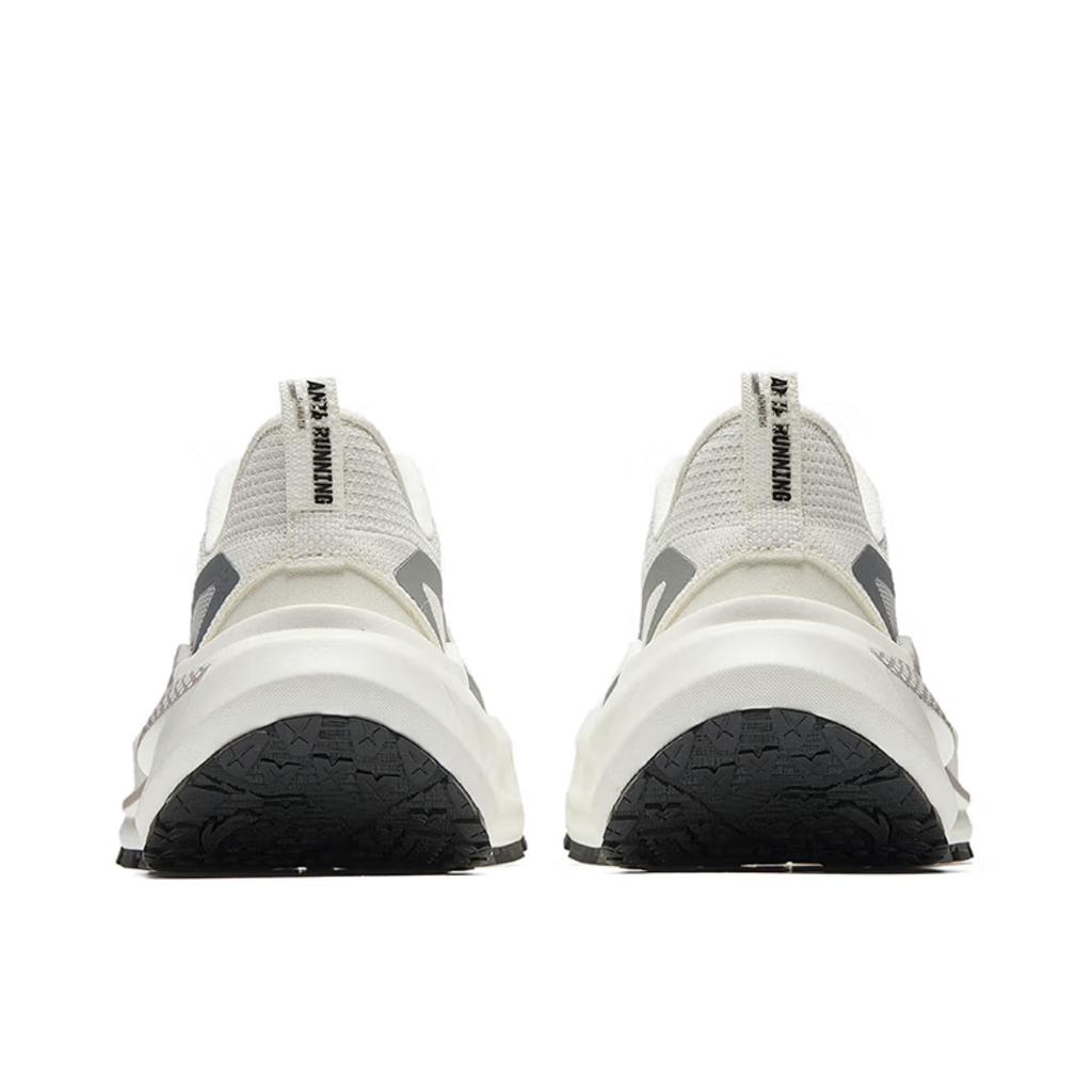 Anta Kunlun Comfortable Fashion Versatile Shock Absorbing Durable Rebound Low Top Trail Running Shoes Women Sneaker Ivory 122525590-1