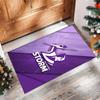 Melbourne Storm Crystal Velvet Carpet Soft Anti?Slip Floor Mat Comfortable Home Living Room Bedroom Decor Rug