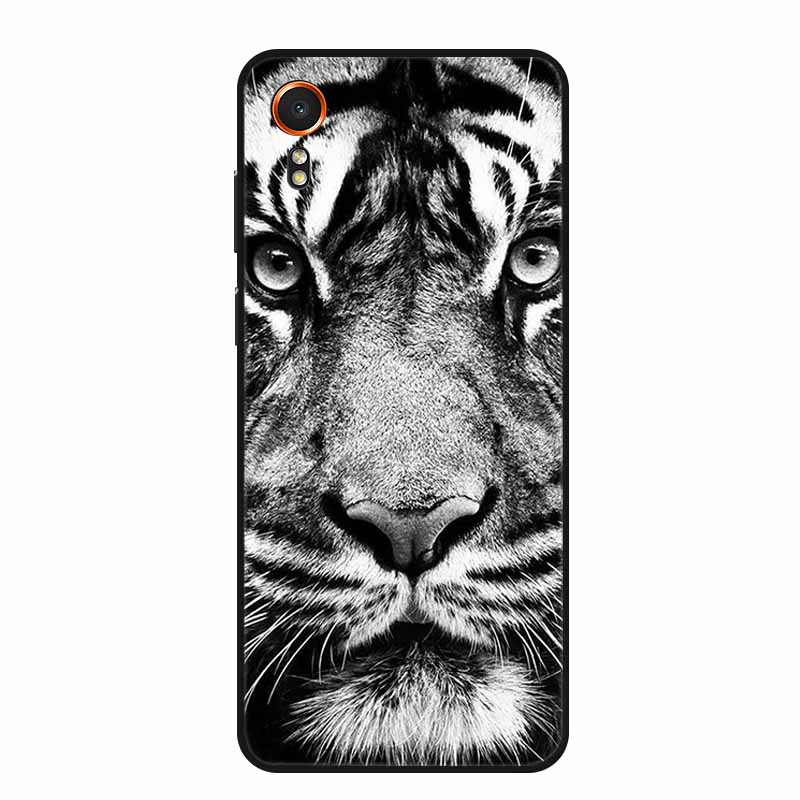 For Samsung Galaxy Xcover7 Case Black Silicone Soft Back Cover Case For Samsung Xcover 7 Phone Case Cover X Cover 7 6.6" Funda