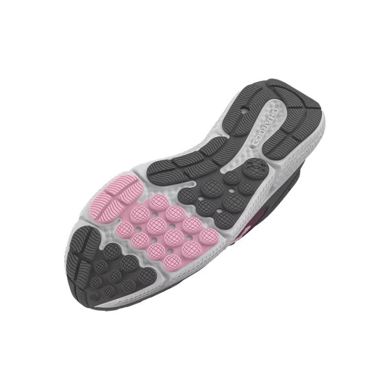 Under Armour Charged Assert 10 Comfortable Casual Low-Top Running Shoes Women Sneaker Gray Pink 3026179-108