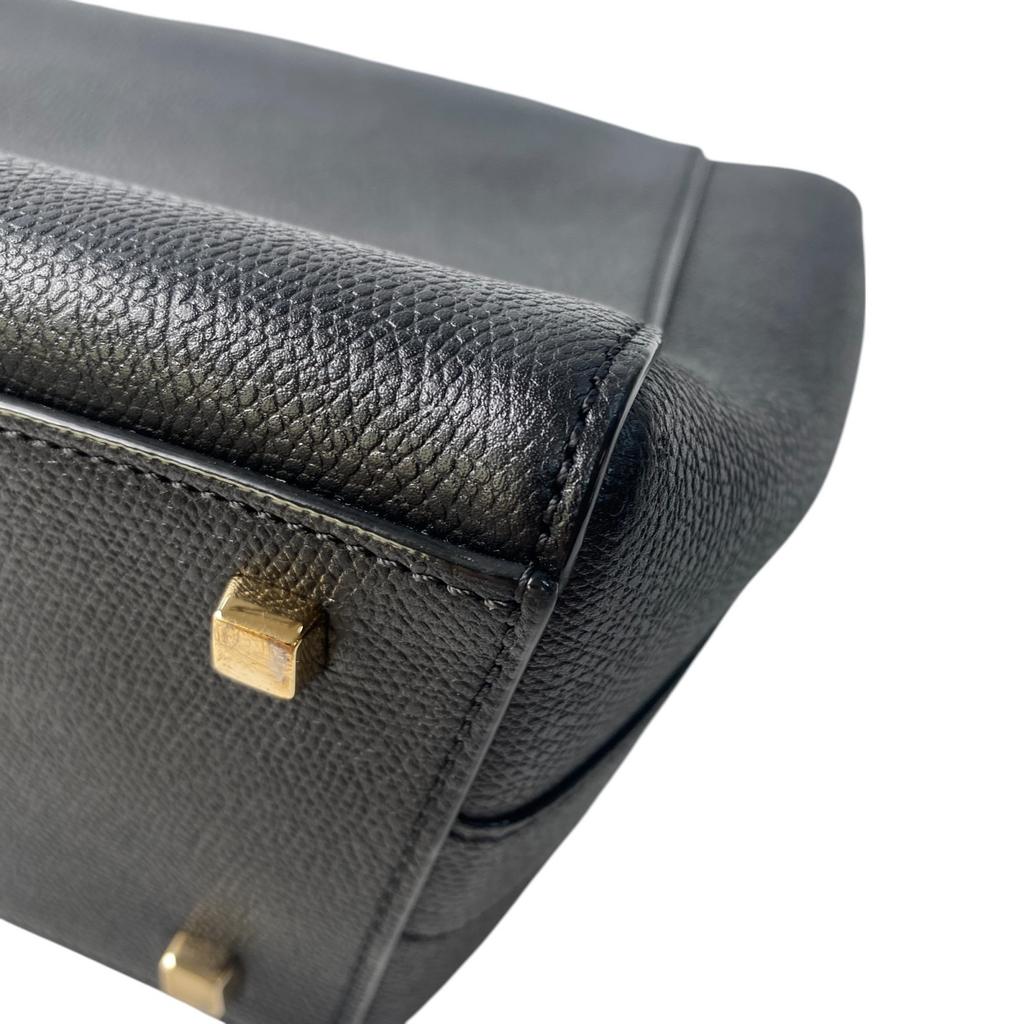 Used ValextraShoulder Bag black/Ivory leather Women