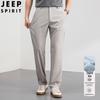 Мужские повседневные брюки прямого кроя JEEP SPIRIT из смеси лиоцелла и льна