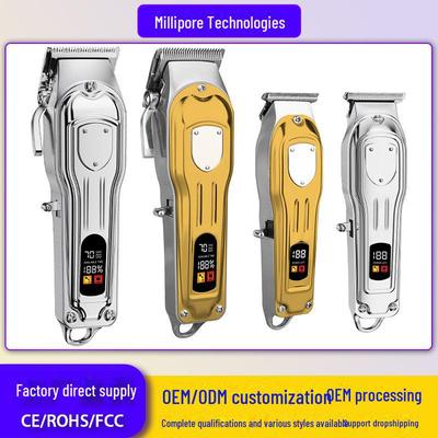 Профессиональная аккумуляторная металлическая машинка для стрижки волос