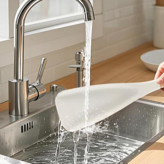 Силиконовые ложки для приготовления пищи, кухонная лопатка для еды, термостойкая антипригарная лопатка, ложка для помешивания и подачи