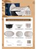 Mode Lanka 31-Piece Japanese Underglaze Ceramic Dinnerware Set for 6