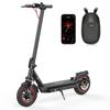 iScooter Electric Scooter I10 650W 15AH 40-45KM Range 10 Inch Pneumatic Road Tire Foldable APP Control for Adults E Scooters