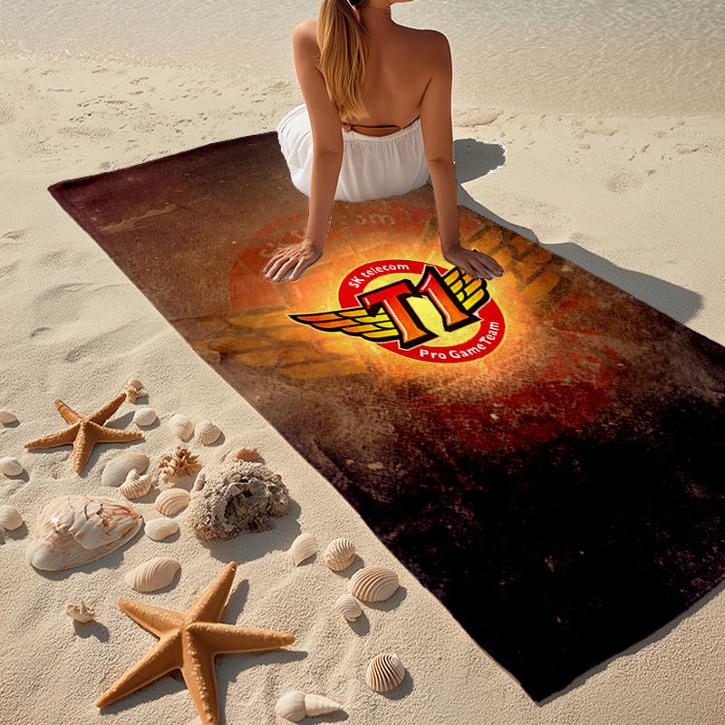 T1 Fashion Beach Towel: Ideal for Summer Adventures Soft, absorbent and quick drying suitable for swimming and bathing
