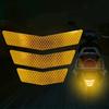 3pcs Nighttime Reflective Stickers Car Body Stickers, Motorcycle Stickers, Helmet Stickers, Electric Vehicle Reflective Strips, Warning Car Stickers