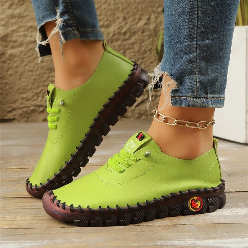 Повседневные туфли женские с мягкой подошвой Tendon с ручной строчкой для мам среднего и пожилого возраста женская обувь