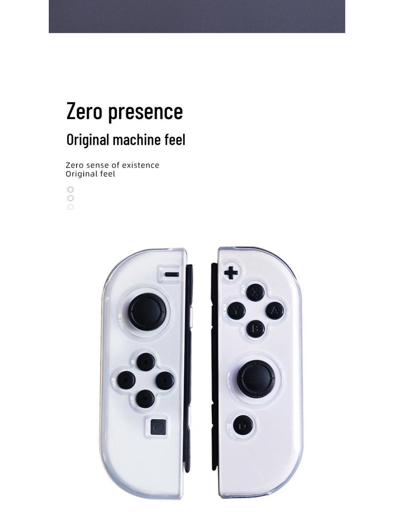 Силиконовый чехол из ТПУ для контроллера Nintendo Switch OLED с аксессуарами Joy-Con и колпачком для стика