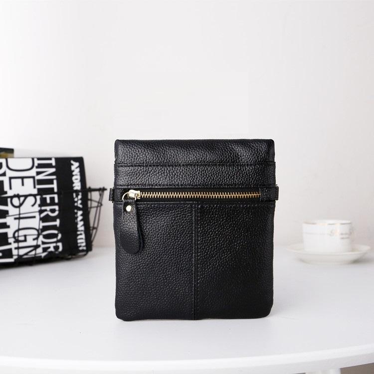 Women Real Cow Genuine Leather Bag Small Female Shoulder Bag Black Crossbody Bags For Women's Phone Wallet Coin PurseMa