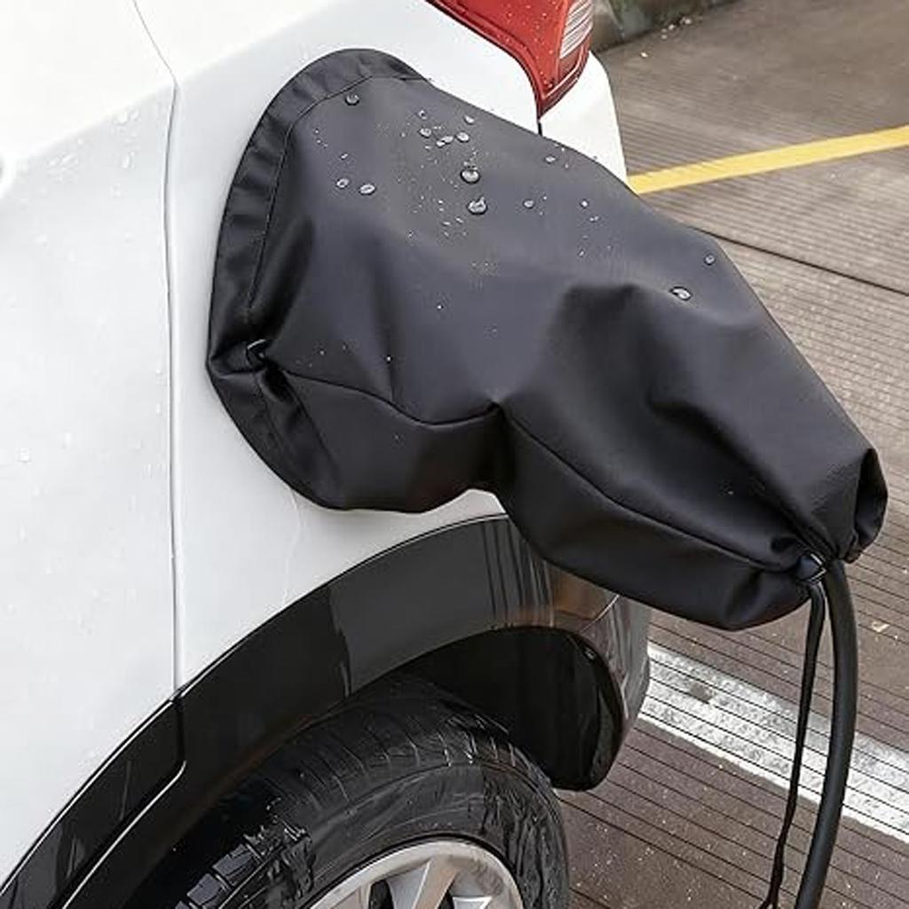 IZTOSS Чехол для зарядного устройства, Защита зарядного порта, Двусторонний, Защита от дождя, солнца, УФ-лучей, снега, Магнитная адсорбция, Универсальный для большинства электромобилей