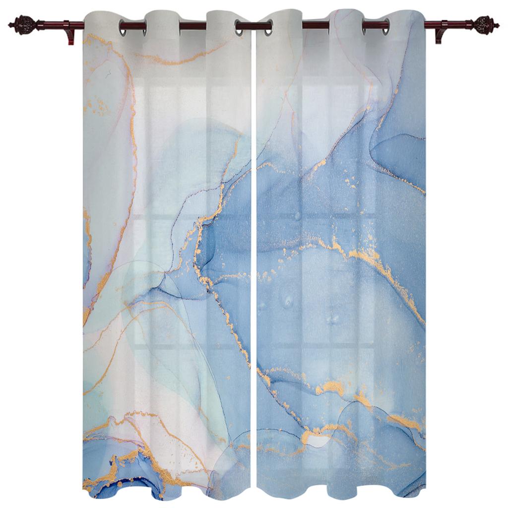 Мраморная текстура, чернила, черно-белые оконные шторы, домашний декор, оконные занавески для спальни, занавески для гостиной