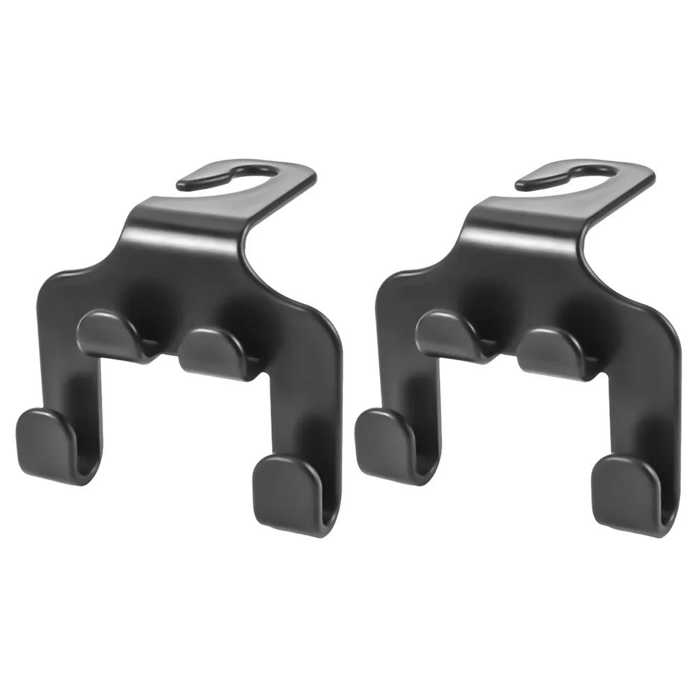 Универсальные крючки на подголовник автомобиля Сверхпрочный АБС-пластик Вешалка на спинку сиденья для сумок, продуктов, пальто, зонта Автомобильные аксессуары-органайзер