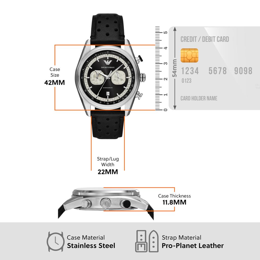 Часы NA AR11635 Black [Emporio Armani] Мужские