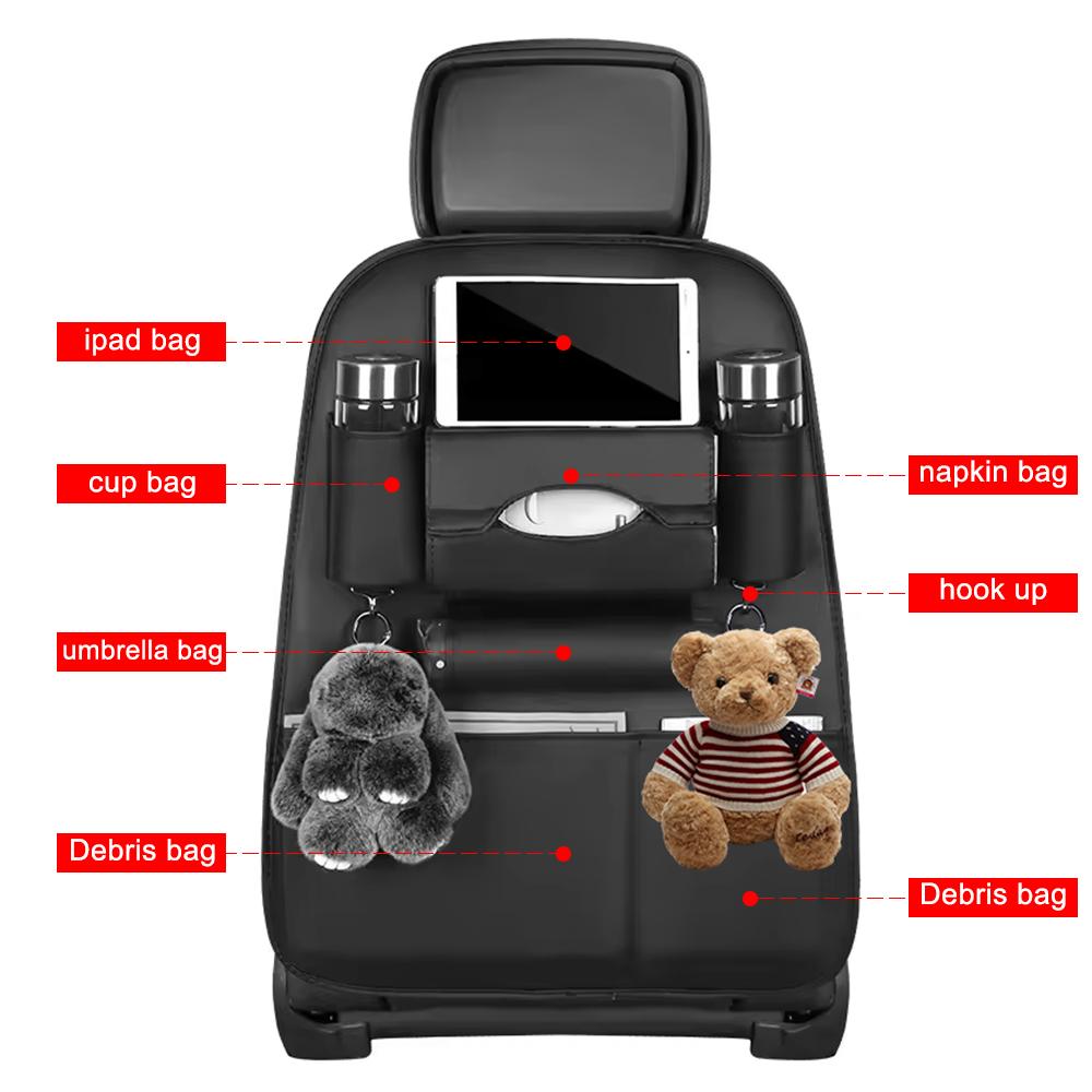 Органайзер для багажника на заднее сиденье, карман на спинку сиденья автомобиля, сумка для хранения на заднем сиденье автомобиля, автомобильные аксессуары, принадлежности для салона автомобиля, грузовика, внедорожника, фургона