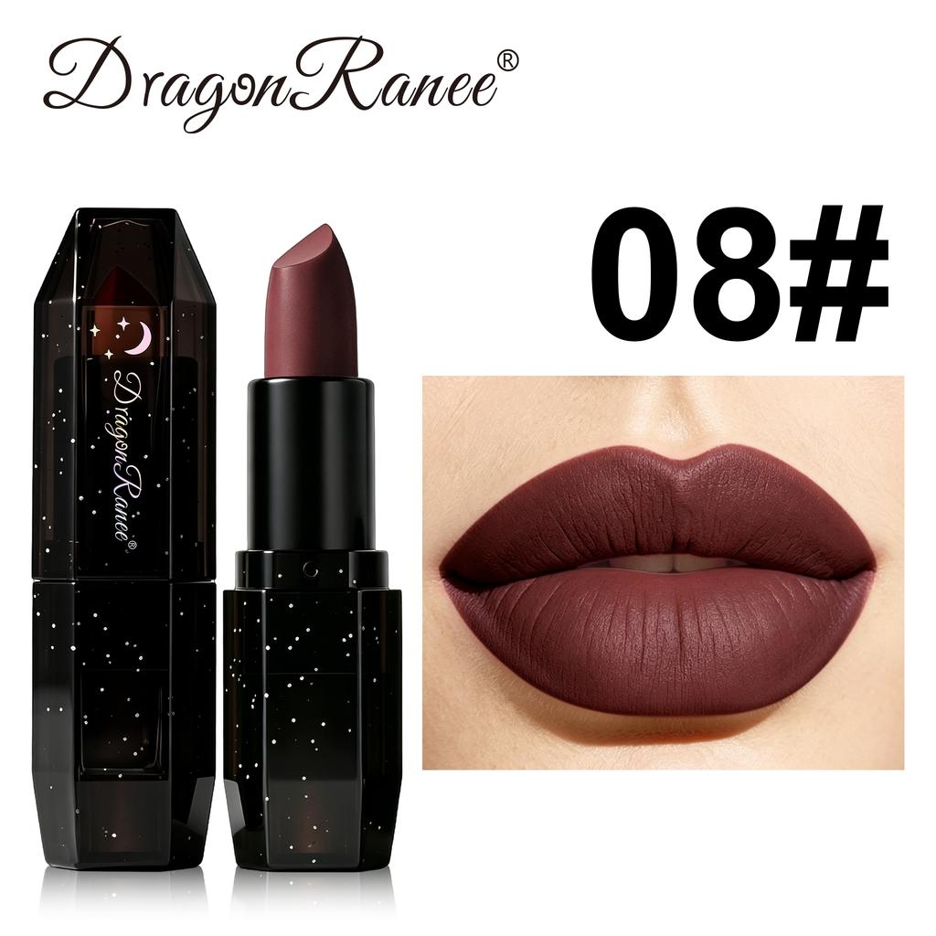 Matte Dark Purple Green Lipstick Waterproof White Black Velvet Lip Stick 12 Colors Gothic Matte Black Lipsticks Halloween Makeup