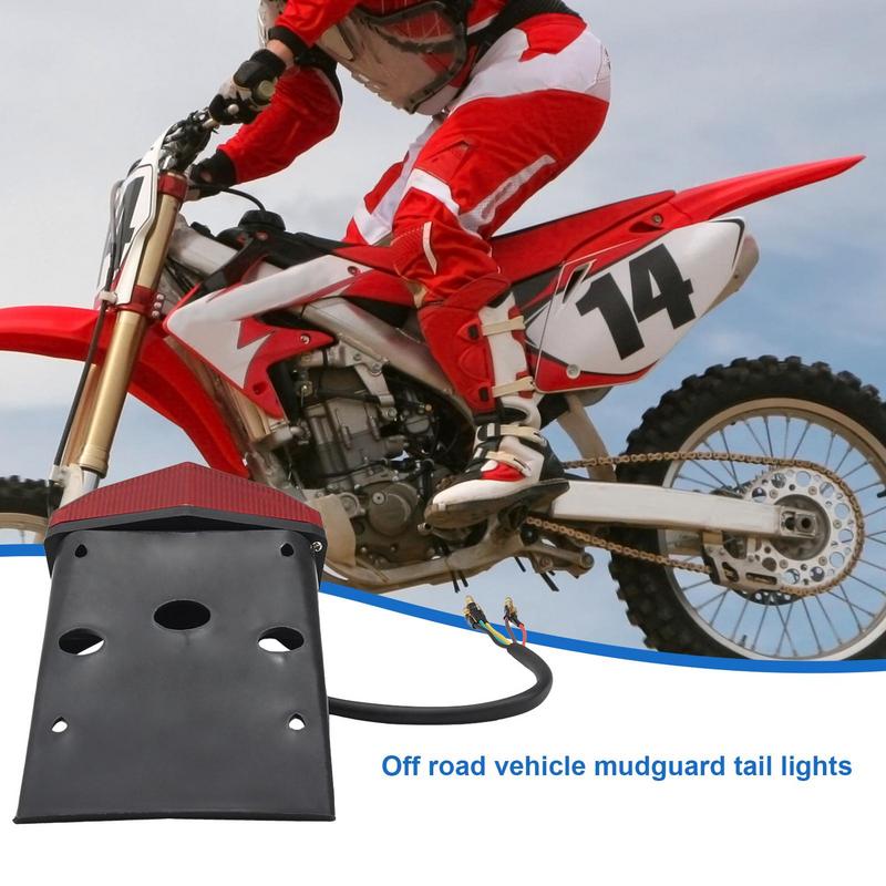 Стоп-сигнал для мотоцикла Dirt Bike Cool LED Мотоциклетные задние фонари, интегрированные с энергосберегающим многофункциональным светом для мотоцикла Dirt Bike