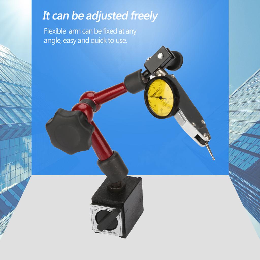 Гибкая магнитная стойка Гибкая прочная магнитная стойка для индикатора Базовый держатель Рычажный индикатор часового типа Магнитный держатель основания