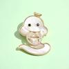 Cute Gold Coin Snake Baby Brooch High-End Femininity Corsage Niche High-End Pin Suit With Accessories