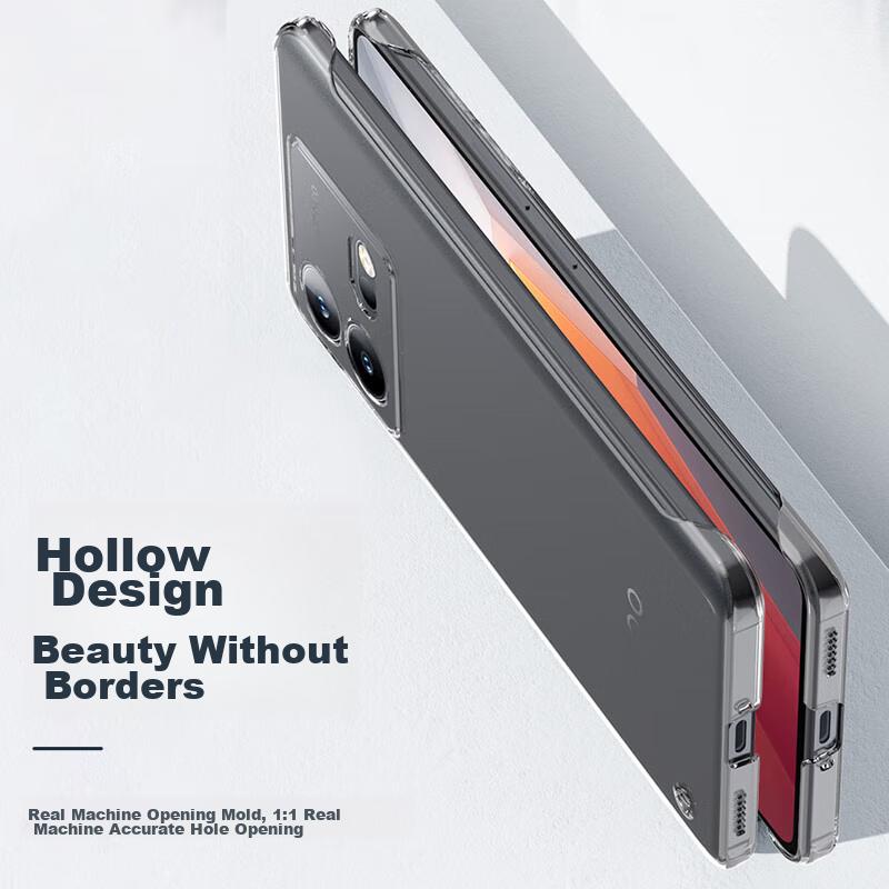 Not Easily Yellowing], Iqooneo8 Phone Case, VIVONeo8 Protective Cover, Ultra-Thin Fully Transparent Borderless Hard, Shockproof, Simple Design