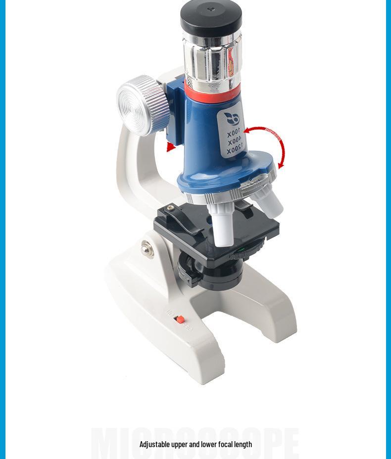 1200x Microscope Set for Kids - Portable Science Experiment Kit for Elementary Students