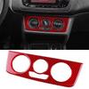 Для Seat Ibiza 6j 2009 2010 2011 2012 2013 2014 Настоящая наклейка на руль LHD Рамка из волокна Отделка AC Мягкая центральная панель RHD Углерод B3R4