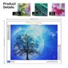 5D Full Round Diamond Painting Tree Planet Embroidery Landscape Kit Mosaic Home Decor 30x40cm