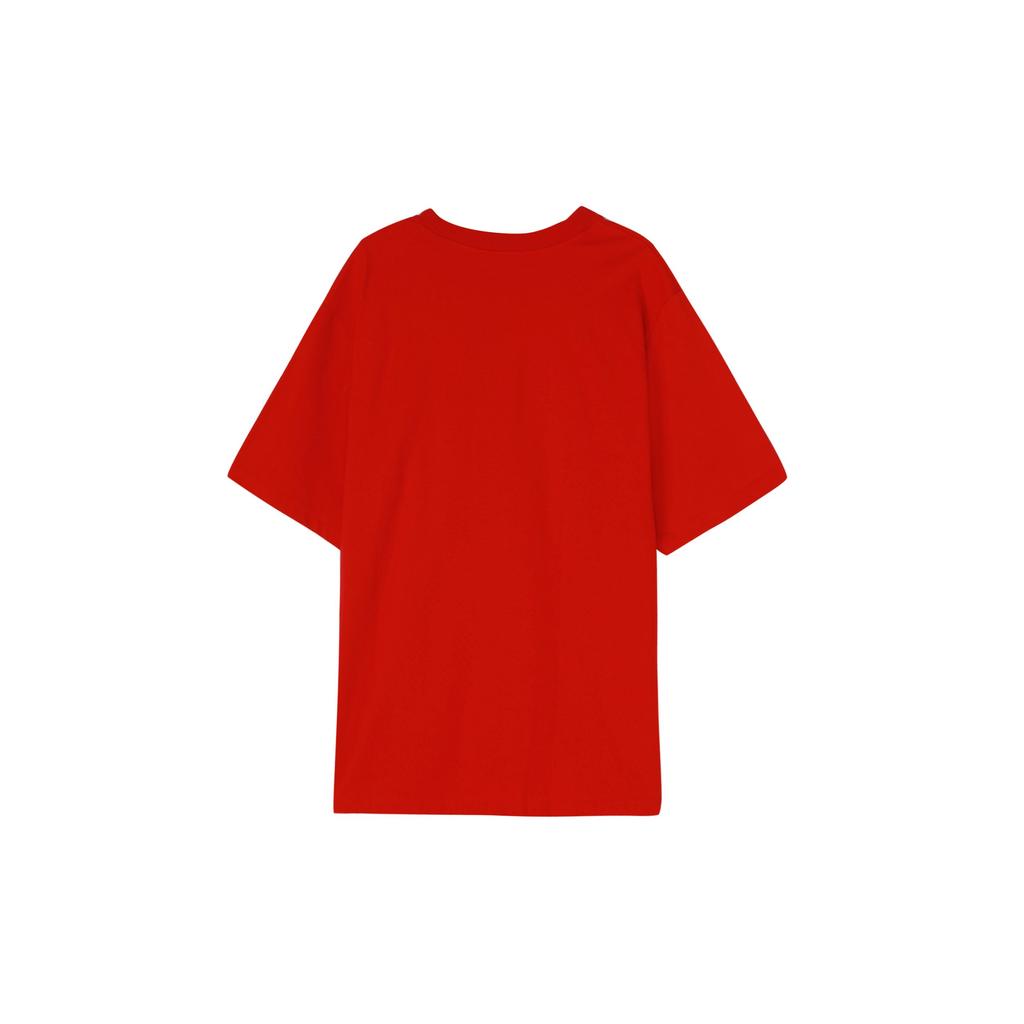 Adidas Originals Oversized Trefoil Tee Men Tops Red FK9991