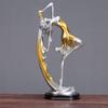 Family Figurines Lovely Dancer Ornament Home Decor Creative Animal Crafts Home Decor Accessories  Wedding Gift for Lovers